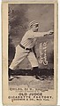 Clarence Algernon "Cupid" Childs, 2nd Base, Syracuse Stars, from the Old Judge series (N172) for Old Judge Cigarettes, Goodwin & Company, Albumen photograph