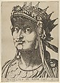 Plate 9: Aulus Vitellius with his head turned slightly to the left, from 