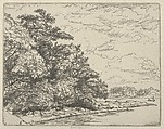 Wooded Point, Ernest Haskell American, Etching