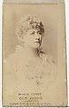 Miss H. Terry, from the Actors and Actresses series (N171) for Old Judge Cigarettes, Goodwin & Company, Albumen photograph