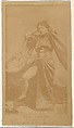 Mlle. La Sana, Paris, from the Actors and Actresses series (N171) for Old Judge Cigarettes, Goodwin & Company, Albumen photograph