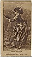 Mlle. Legrande, Paris, from the Actors and Actresses series (N171) for Old Judge Cigarettes, Goodwin & Company, Albumen photograph