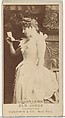 Lillian Lewis, from the Actors and Actresses series (N171) for Old Judge Cigarettes, Goodwin & Company, Albumen photograph
