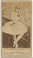 Mlle. Brambilla in "Excelsior", from the Actors and Actresses series (N171) for Old Judge Cigarettes, Goodwin & Company, Albumen photograph
