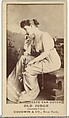 Kate Van Osten, from the Actors and Actresses series (N171) for Old Judge Cigarettes, Goodwin & Company, Albumen photograph