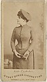Kate Castleton, from the Actors and Actresses series (N171) for Gypsy Queen Cigarettes, Goodwin & Company, Albumen photograph