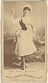 Sadie Martinot, from the Actors and Actresses series (N171) for Old Judge Cigarettes, Goodwin & Company, Albumen photograph
