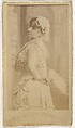 Mlle. Zuillos, Paris, from the Actors and Actresses series (N171) for Gypsy Queen Cigarettes, Goodwin & Company, Albumen photograph