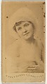 From the Actors and Actresses series (N171) for Gypsy Queen Cigarettes, Goodwin & Company, Albumen photograph