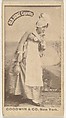 Ulmer, from the Actors and Actresses series (N171) for Old Judge Cigarettes, Goodwin & Company, Albumen photograph