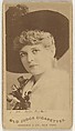 Belle Archer, from the Actors and Actresses series (N171) for Old Judge Cigarettes, Goodwin & Company, Albumen photograph