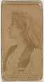 Mlle. Narreys, from the Actors and Actresses series (N171) for Old Judge Cigarettes, Goodwin & Company, Albumen photograph