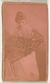 Sadie Martinot, from the Actors and Actresses series (N171) for Old Judge and Dog's Head Cigarettes, Goodwin & Company, Albumen photograph