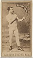 Arthur Chambers, from the Celebrities and Prizefighters series (N174) for Old Judge Cigarettes, Goodwin & Company, Albumen photograph