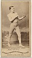 Mike Cleary, from the Celebrities and Prizefighters series (N174) for Gypsy Queen Cigarettes, Goodwin & Company, Albumen photograph