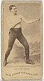 Jack Dempsey, from the Celebrities and Prizefighters series (N174) for Old Judge Cigarettes, Goodwin & Company, Albumen photograph