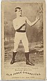 Tommy Warren, from the Celebrities and Prizefighters series (N174) for Old Judge Cigarettes, Goodwin & Company, Albumen photograph