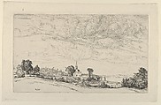 River Sanctuary, Ernest Haskell  American, Etching