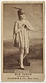 Schaefer, from the Actors and Actresses series (N171) for Old Judge Cigarettes, Goodwin & Company, Albumen photograph