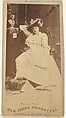 Annie Robe, from the Actors and Actresses series (N171) for Old Judge Cigarettes, Goodwin & Company, Albumen photograph
