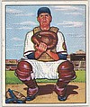 Del Crandall, Catcher, Boston Braves, from the Picture Card Collectors Series (R406-4) issued by Bowman Gum, Issued by Bowman Gum Company, Commercial color lithograph