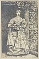 The Story of Elizabeth (titlepage design), Frederick Walker  British, Photograph of a drawing on a woodblock