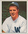 Eddie Yost, 3rd Base, Washington Senators, from the Picture Card Collectors Series (R406-4) issued by Bowman Gum, Issued by Bowman Gum Company, Commercial color lithograph
