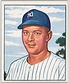 Ed Lopat, Pitcher, New York Yankees, from the Picture Card Collectors Series (R406-4) issued by Bowman Gum, Issued by Bowman Gum Company, Commercial color lithograph