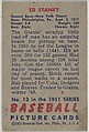 Issued by Bowman Gum Company | Ed Stanky, 2nd Base, New York Giants ...