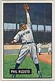 Phil Rizzuto, Shortstop, New York Yankees, from Picture Cards, series 5 (R406-5) issued by Bowman Gum, Issued by Bowman Gum Company, Commercial color lithograph