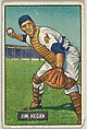 Jim Hegan, Catcher, Cleveland Indians, from Picture Cards, series 5 (R406-5) issued by Bowman Gum, Issued by Bowman Gum Company, Commercial color lithograph