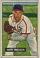 Harry Brecheen, Pitcher, St. Louid Cardinals, from Picture Cards, series 5 (R406-5) issued by Bowman Gum, Issued by Bowman Gum Company, Commercial color lithograph