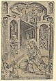 The Nativity, Mair von Landshut  German, Engraving