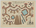 The Eiffel Tower, from the Petites Constructions, no. 1360, Imagerie d'Épinal, Pellerin & Cie. French, Lithograph with hand-coloring
