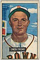 Owen Friend, 2nd Base, St. Louis Browns, from Picture Cards, series 5 (R406-5) issued by Bowman Gum, Issued by Bowman Gum Company, Commercial color lithograph