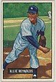 Allie Reynolds, Pitcher, New York Yankees, from Picture Cards, series 5 (R406-5) issued by Bowman Gum, Issued by Bowman Gum Company, Commercial color lithograph