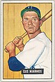 Gus Niarhos, Catcher, Chicago White Sox, from Picture Cards, series 5 (R406-5) issued by Bowman Gum, Issued by Bowman Gum Company, Commercial color lithograph