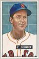 Ellis Kinder, Pitcher, Boston Red Sox, from Picture Cards, series 5 (R406-5) issued by Bowman Gum, Issued by Bowman Gum Company, Commercial color lithograph