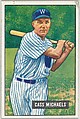Cass Michaels, 2nd Base-Washington Senators, from Picture Cards, series 5 (R406-5) issued by Bowman Gum, Issued by Bowman Gum Company, Commercial color lithograph