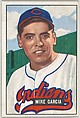 Mike Garcia, Pitcher, Cleveland Indians, from Picture Cards, series 5 (R406-5) issued by Bowman Gum, Issued by Bowman Gum Company, Commercial color lithograph
