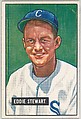 Eddie Stewart, Outfield, Chicago White Sox, from Picture Cards, series 5 (R406-5) issued by Bowman Gum, Issued by Bowman Gum Company, Commercial color lithograph