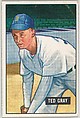 Ted Gray, Pitcher, Detroit Tigers, from Picture Cards, series 5 (R406-5) issued by Bowman Gum, Issued by Bowman Gum Company, Commercial color lithograph