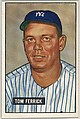 Tom Ferrick, Pitcher, New York Yankees, from Picture Cards, series 5 (R406-5) issued by Bowman Gum, Issued by Bowman Gum Company, Commercial color lithograph
