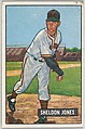 Sheldon Jones, Pitcher, New York Giants, from Picture Cards, series 5 (R406-5) issued by Bowman Gum, Issued by Bowman Gum Company, Commercial color lithograph