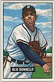 Blix Donnelly, Pitcher, Boston Braves, from Picture Cards, series 5 (R406-5) issued by Bowman Gum, Issued by Bowman Gum Company, Commercial color lithograph