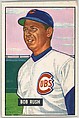 Bob Rush, Pitcher, Chicago Cubs, from Picture Cards, series 5 (R406-5) issued by Bowman Gum, Issued by Bowman Gum Company, Commercial color lithograph