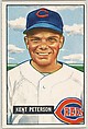 Kent Peterson, Pitcher, Cincinnati Reds, from Picture Cards, series 5 (R406-5) issued by Bowman Gum, Issued by Bowman Gum Company, Commercial color lithograph