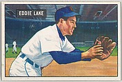Eddie Lake, Infield, Detroit Tigers, from Picture Cards, series 5 (R406-5) issued by Bowman Gum, Issued by Bowman Gum Company, Commercial color lithograph