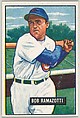 Bob Ramazotti, 2nd Base, Chicago Cubs, from Picture Cards, series 5 (R406-5) issued by Bowman Gum, Issued by Bowman Gum Company, Commercial color lithograph