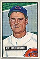 Willard Ramsdell, Pitcher, Cincinnati Reds, from Picture Cards, series 5 (R406-5) issued by Bowman Gum, Issued by Bowman Gum Company, Commercial color lithograph